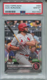 2022 Alex Burleson Topps Now CALL UP PSA 10 #889 St. Louis Cardinals 1922