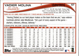 2014 Yadier Molina Topps GOLD 1644/2014 #57 St. Louis Cardinals