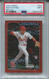 2024 Masyn Winn Topps Series 2 RED FOIL ROOKIE 190/199 RC PSA 9 #480 St. Louis Cardinals 5155