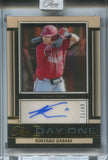 2025 Rintaro Sasaki Panini Three and Two DAY ONE AUTO 21/49 AUTOGRAPH RC #DOA-RSK Miami Marlins