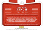 2019 Johnny Bench Panini National Treasures SIX PIECE JERSEY AUTO 01/20 AUTOGRAPH RELIC #SSS-JB Cincinnati Reds HOF