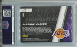 2019-20 LeBron James Donruss Optic HOLO SILVER ELITE DOMINATORS PSA 9 #19 Los Angeles Lakers 0077