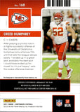 2021 Creed Humphery Panini Contenders ROOKIE PLAYOFF TICKET AUTO 69/99 AUTOGRAPH RC #168 Kansas City Chiefs
