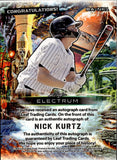 2024 Nick Kurtz Leaf Electrum BRONZE ROOKIE AUTO 18/99 AUTOGRAPH #BA-NK1 Oakland A's