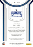 2024 Austin Theory Panini National Treasures WWE EMERALD GREEN TREASURED THREADS SHIRT 5/5 RELIC #TT-ATH Friday Night Smackdown