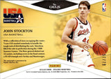 2019-20 John Stockton Panini Opulance GOLD MEDAL AUTO 57/79 AUTOGRAPH #GMA-JS Utah Jazz HOF