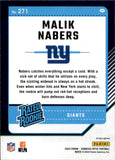 2024 Malik Nabers Donruss Optic BLUE SCOPE RATED ROOKIE RC #271 New York Giants