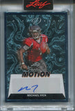 2024 Michael Vick Leaf Decadence BLUE POETRY IN MOTION AUTO 03/10 AUTOGRAPH #PM-MV1 Atlanta Falcons