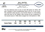 2024 Bill Bates Topps Chrome ORANGE WAVE 12/25 #47 Dallas Cowboys