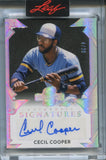 2025 Cecil Cooper Lead Spectacular SILVER FOIL AUTO 04/30 AUTOGRAPH #S-CC1 Milwaukee Brewers
