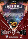 2024 Jayden Daniels Panini Phoenix ROOKIE RISING RC #RR-JDS Washington Commanders 3