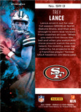 2021 Trey Lance Panini Rookies & Stars HOLO SILVER STELLAR ROOKIE RC #SR-3 San Francisco 49ers