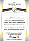 2012 David DeCastro Topps Platinum ROOKIE RC AUTO AUTOGRAPH #160 Pittsburgh Steelers