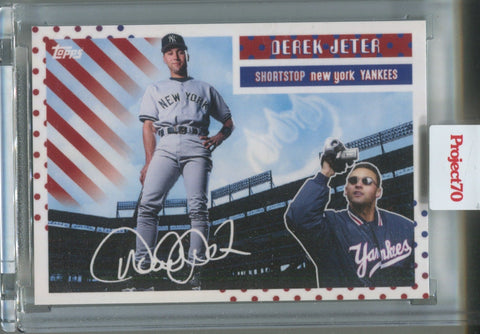 2021 Derek Jeter Topps Project 70 Claw Money 1956 TOPPS #350 New York Yankees HOF
