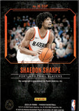 2023-24 Shaedon Sharpe Panini Phoenix INFERNO ETCHINGS SIGNATURES YELLOW AUTO 09/35 AUTOGRAPH #IE-SSP Portland Trail Blazers