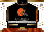 2018 Baker Mayfield Panini Select SWATCHES ROOKIE GOLD PATCH 05/10 RELIC RC #7 Cleveland Browns