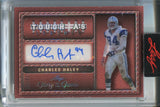 2025 Charles Haley Leaf Glory of the Game TOUGH AS LEATHER AUTO 12/15 AUTOGRAPH #TL-CH1 Dallas Cowboys HOF