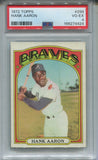 1972 Hank Aaron Topps PSA 4 #299 Atlanta Braves HOF 4424