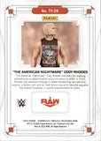 2023 "The American Nightmare" Cody Rhodes Panini Chronicles Timeless Treasures 33/99 #TT-39 Monday Night Raw