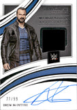 2022 Drew McIntyre Panini Immaculate WWE Memorabilia Autograph Auto Relic 77/99 #MA-DMI Friday Night Smackdown