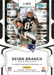 2023 Deion Branch Panini Certified MIRROR BRONZE AUTO 32/99 AUTOGRAPH #MS35 New England Patriots