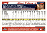 2004 Albert Pujols Topps Chrome #40 St. Louis Cardinals 1