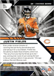 2021 Justin Fields Panini XR WHITE ROOKIE 18/75 RC #111 Chicago Bears