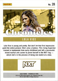 2023 Lola Vice Panini Chronicles WWE RED FOIL ROOKIE 082/199 #18 NXT