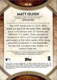 2017 Matt Olson Topps Tier One ROOKIE AUTO 295/300 AUTOGRAPH #BDA-MO Oakland A's