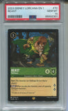 2023 Beast Disney Lorcana ENGLISH PSA 10 #70 2301