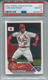 2023 Lars Nootbaar Topps JAPAN EDITION PSA 10 #75 St. Louis Cardinals 9711