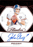 2025 John Elway Panini Flawless RUBY RED ALL-PRO INK AUTO 11/15 AUTOGRAPH #API-JEY Denver Broncos HOF