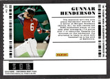 2019 Gunnar Henderson Panini Contenders Draft Picks AUTO AUTOGRAPH #21 Baltimore Orioles
