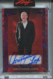 2025 Christopher Lloyd Leaf Red Carpet PURPLE FOIL AUTO 4/8 AUTOGRAPH #A-CL1 Back to the Future