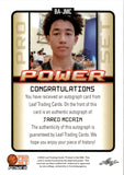 2022 Jared McCain Leaf Pro Set Power PLATINUM ROOKIE AUTO 27/99 AUTOGRAPH RC #BA-JMC Philadelphia 76ers