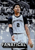 2025-26 Dylan Harper Topps Chrome Update FANATICAL ROOKIE RC #FAN-12 San Antonio Spurs