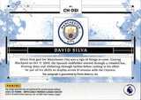 2024-25 David Silva Panini Impeccable Premier League CLUB HISTORY AUTO 43/94 AUTOGRAPH #CD-DSI Manchester City