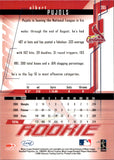 2001 Albert Pujols Leaf Rookies and Stars ROOKIE RC SP #205 St. Louis Cardinals *NRMT*