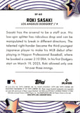 2025 Roki Sasaki Topps Cosmic Chrome STARFRACTOR ROOKIE RC #SF-65 Los Angeles Dodgers