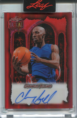 2025 Chauncey Billups Leaf Metal Halloween AUTO 06/13 AUTOGRAPH #BA-CB1 Detroit Pistons