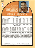1990-91 Mark Jackson NBA Hoops MANENDEZ BROTHERS IN BACKGROUND #205 New York Knicks
