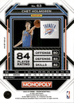 2022-23 Chet Holmgren Panini Prizm Monopoly BLACK ROOKIE RC #63 Oklahoma City Thunder