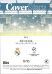 2024-25 Endrick Topps UEFA Club Competitions ROOKIE ICY BLUE COVER STARS 16/75 #CS-13 Real Madrid FC
