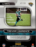 2021 Trevor Lawrence Panini SPECTRA ROOKIE MONUMENTAL JERSEY 47/99 RELIC #MM-TRL Jacksonville Jaguars