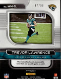 2021 Trevor Lawrence Panini SPECTRA ROOKIE MONUMENTAL JERSEY 47/99 RELIC #MM-TRL Jacksonville Jaguars