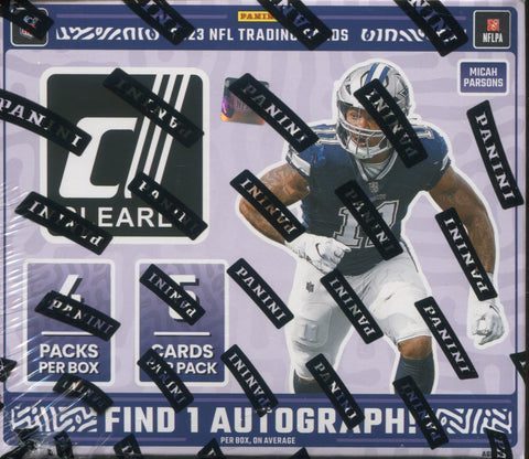 2023 Panini Clearly Donruss Football Hobby, Box *RELEASES 5/24*