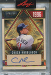 2025 Chuck Knoblauch Leaf Seasons In The Sun SIGNATURE SEASONS AUTO 27/35 AUTOGRAPH #SSE-CK1 Minnesota Twins