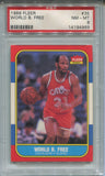 1986-87 World B. Free Fleer PSA 8 #35 Cleveland Cavaliers 4969