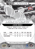 2024-25 Jakub Dobes Upper Deck Extended Series BLACK AND WHITE CANVAS YOUNG GUNS ROOKIE #C361 Montreal Canadiens