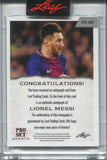 2022 Lionel Messi Leaf Pro Set Sports AUTO ONE OF ONE 1/1 AUTOGRAPH #PSA-LM1 Inter Miami